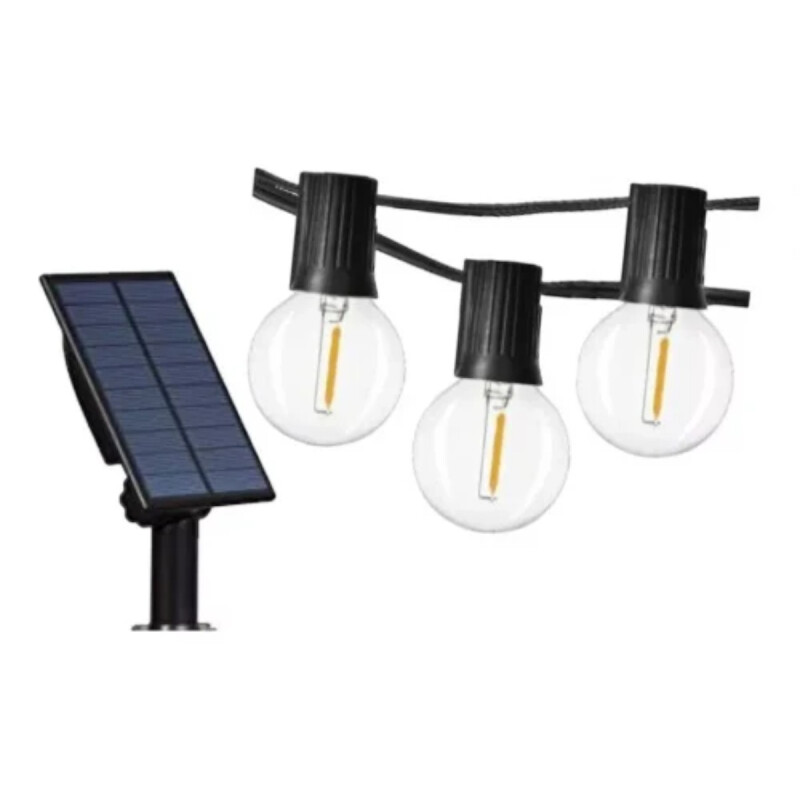 Guirnalda Solar 20 Luces G40 Exterior Guirnalda Solar 20 Luces G40 Exterior