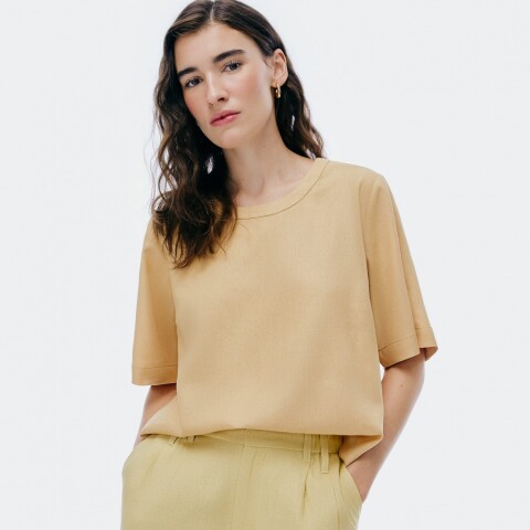 BLUSA FEM BEGE