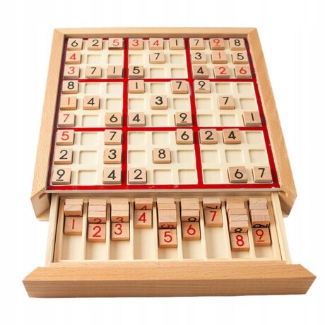 Sudoku en madera Sudoku en madera