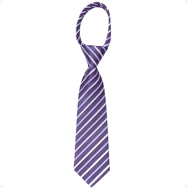 Corbata Estampada Con Cremallera Y Nudo Listo Para Usar Corbata Estampada Con Cremallera Y Nudo Listo Para Usar