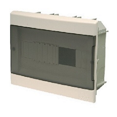 TABLERO EMB. PLASTICO DIN 12TM TRANSPARENTE TABLERO EMB. PLASTICO DIN 12TM TRANSPARENTE