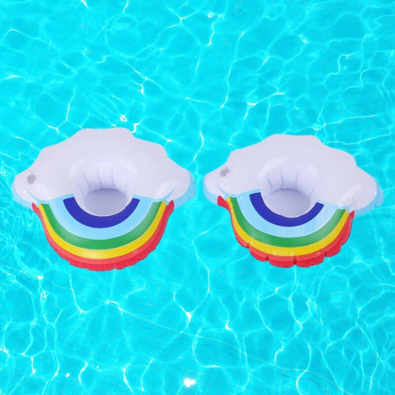 Inflable Portavaso Arcoiris N/a
