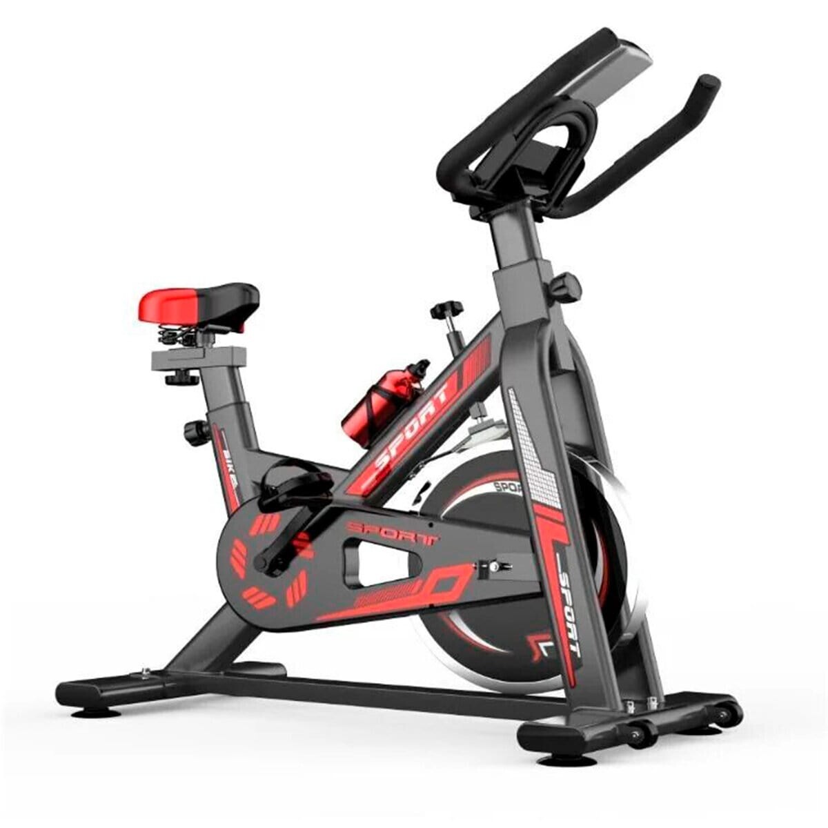 Bicicleta Fija Fitness Spinning Disco 6kg hasta 150kg 