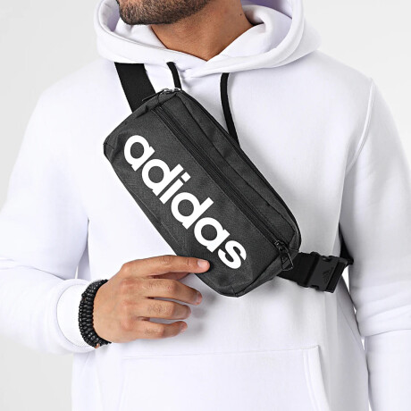 Riñonera Adidas Unisex Linear Bum Bag Black/White S/C