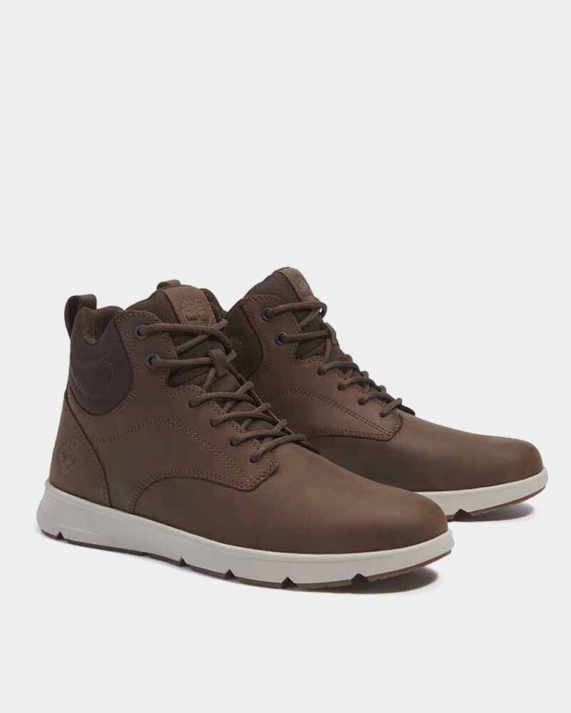 Zapatillas Parker Street Mid Hombre Dark Brown Full Grain