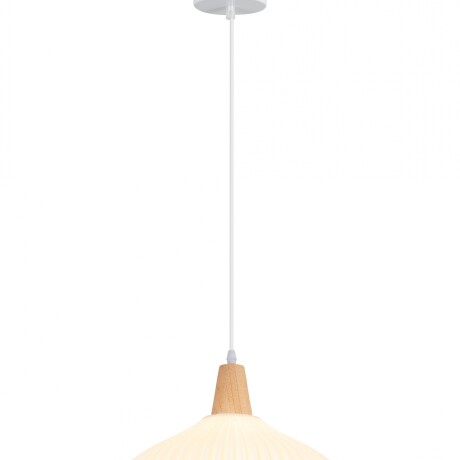 Colgante Líneas Oval Color Blanco 31cm Colgante Líneas Oval Color Blanco 31cm