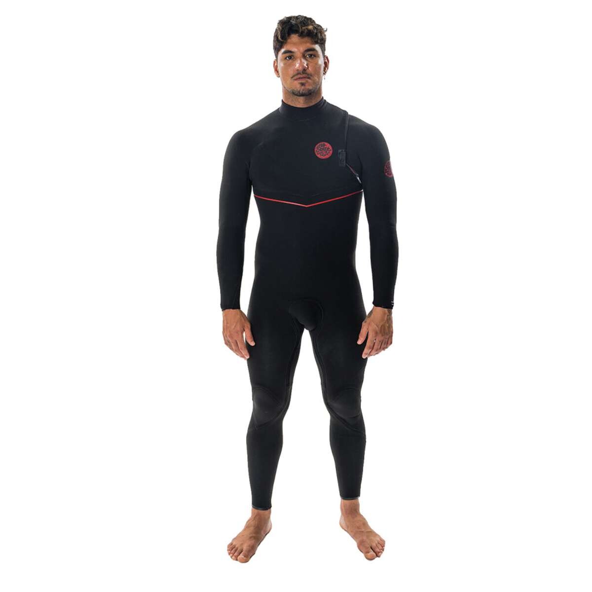 Traje Rip Curl F Bomb Fusion 43Gb Zip Free - Negro 