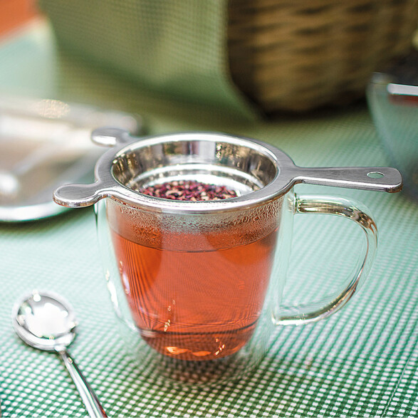 Juego 2 tazas, vidrio doble para té -TRAMONTINA TF6612