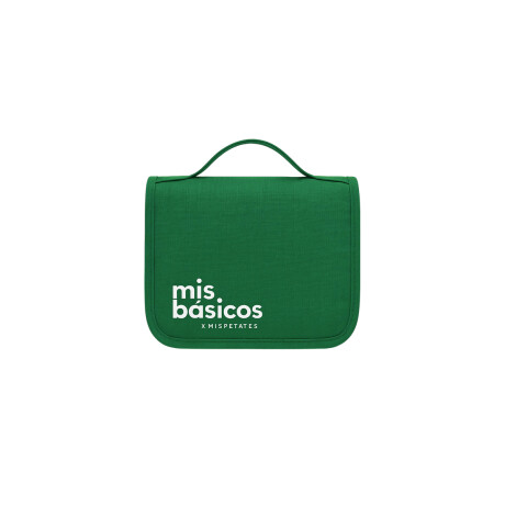 Neceser de tela con percha Verde