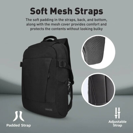 Mochila 15,6" Promate Birger Back Negra Mochila 15,6" Promate Birger Back Negra