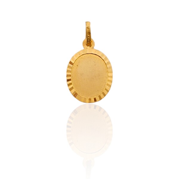 Dije Identidad-Oro bajo-Sin piedra-CP8711 Sinpiedra