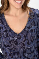 CAMISÓN ESTAMPADO AZUL EST.ARABESCOS