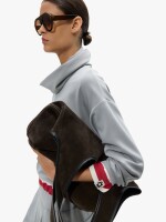 Sudadera Con Cuello Alto Y Tacto Suave gris