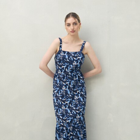 VESTIDO COCO Celeste Cielo