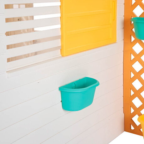 Casita Para Niños Europea C/Cerco 107x140x127 Verde