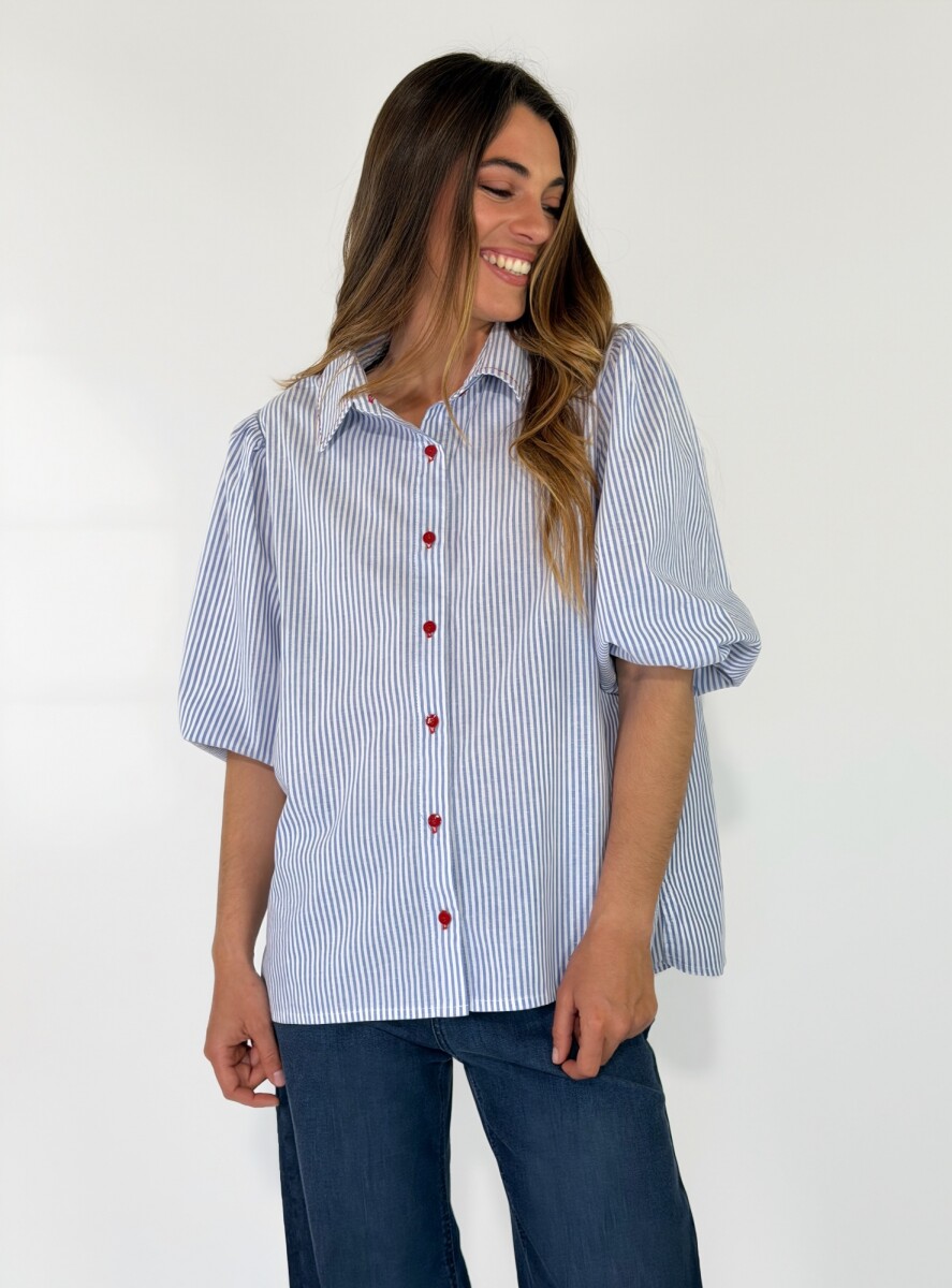 CAMISA CORA - CELESTE 