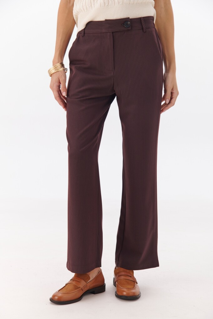 PANTALON TIZA CHOCOLATE