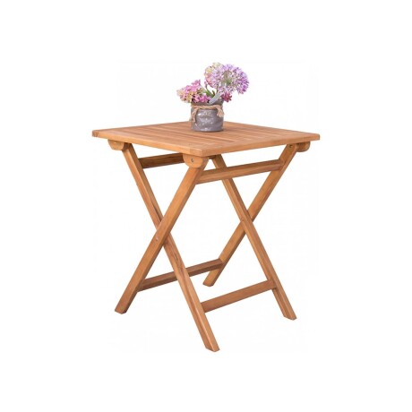 MESA DE EXTERIOR TECA NATURAL-BEIGE MEDAN