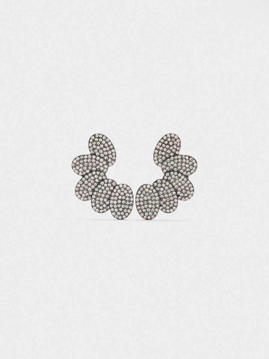 Pendientes Plateados Maxi - plateado 