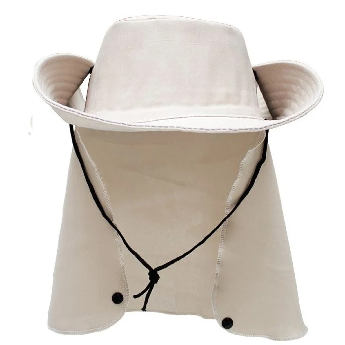 Sombrero de pescador con cubrenuca y protección UV50+ KING BRASIL - Beige 