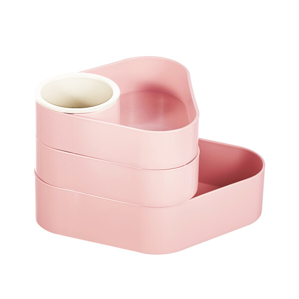 Organizador tres pisos rosa