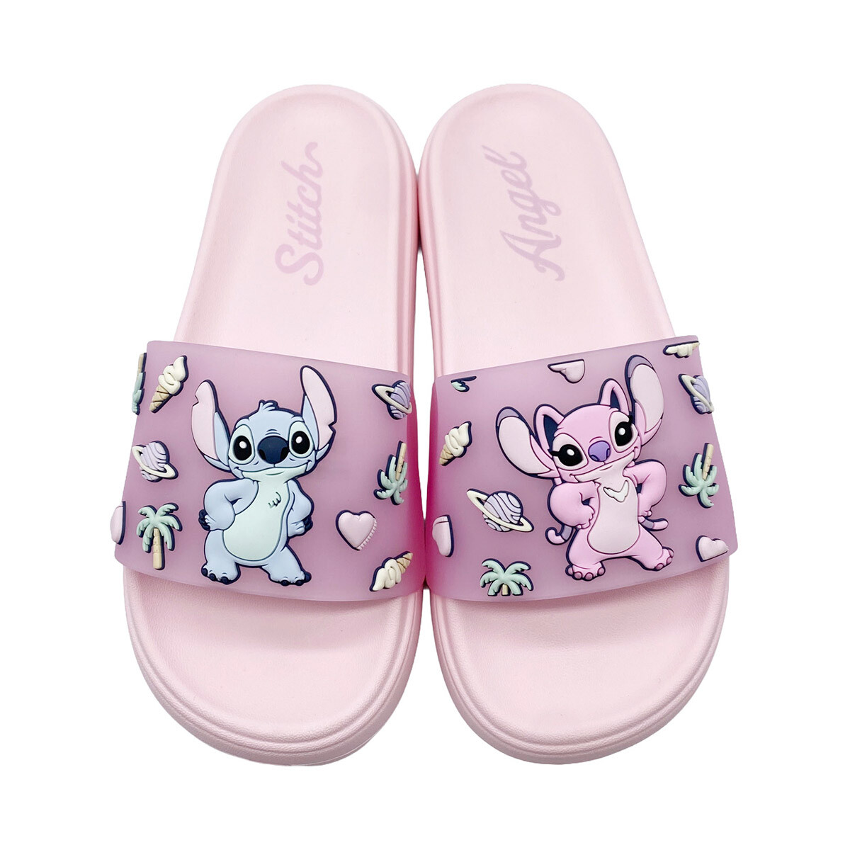 Chinelas 3D Infantil de Goma Stitch Talle 32-37 