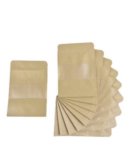 Pack x 200 - bolsas c/visor 10x15 cm. MADERA