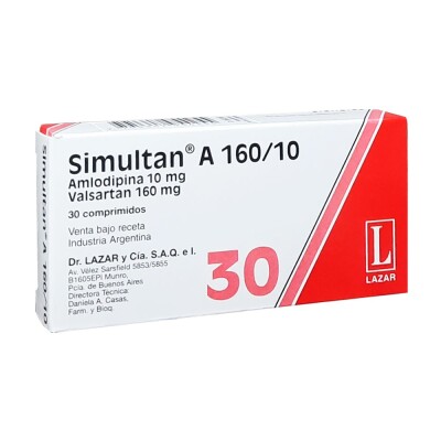 Simultan A 160 Mg./10 Mg. 28 Comp. Simultan A 160 Mg./10 Mg. 28 Comp.