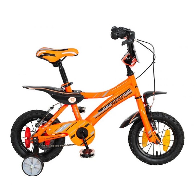 Bicicleta Baccio R.12 Niño Bambino Naranja/negro