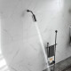 Griferia Ducha Spot Acero Gun Metal Incluye Brazo Y Volante 000