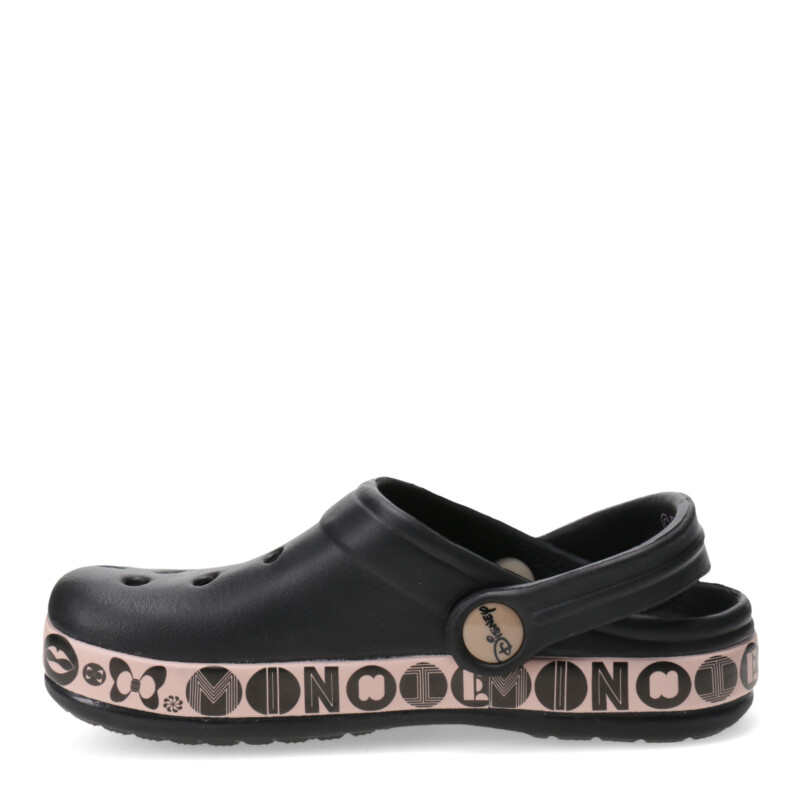Sandalias Infantiles Disney MINNIE Negro - Rosa