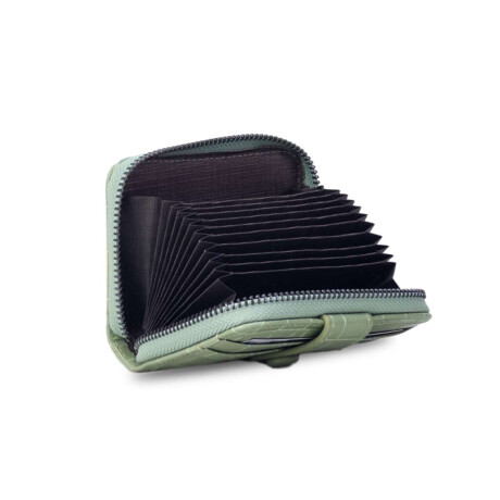 Tarjetero Irina Croco Menta