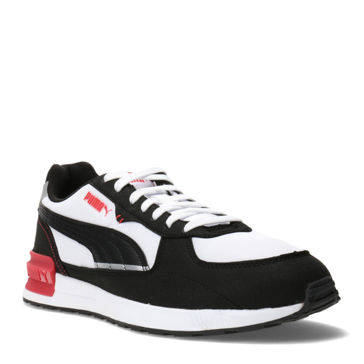 Championes de Hombre Puma Graviton - Blanco - Negro - Rojo 