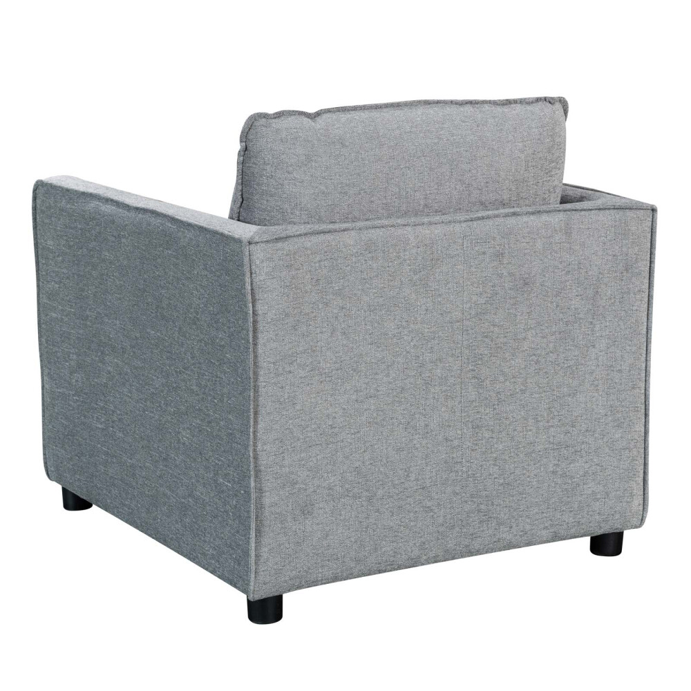 BUTACA TELA GRIS AMSTERDAM