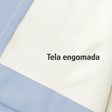 Set x2 Cortina Blackout 140x230 Cm Living Dormitorio Gris Azulado