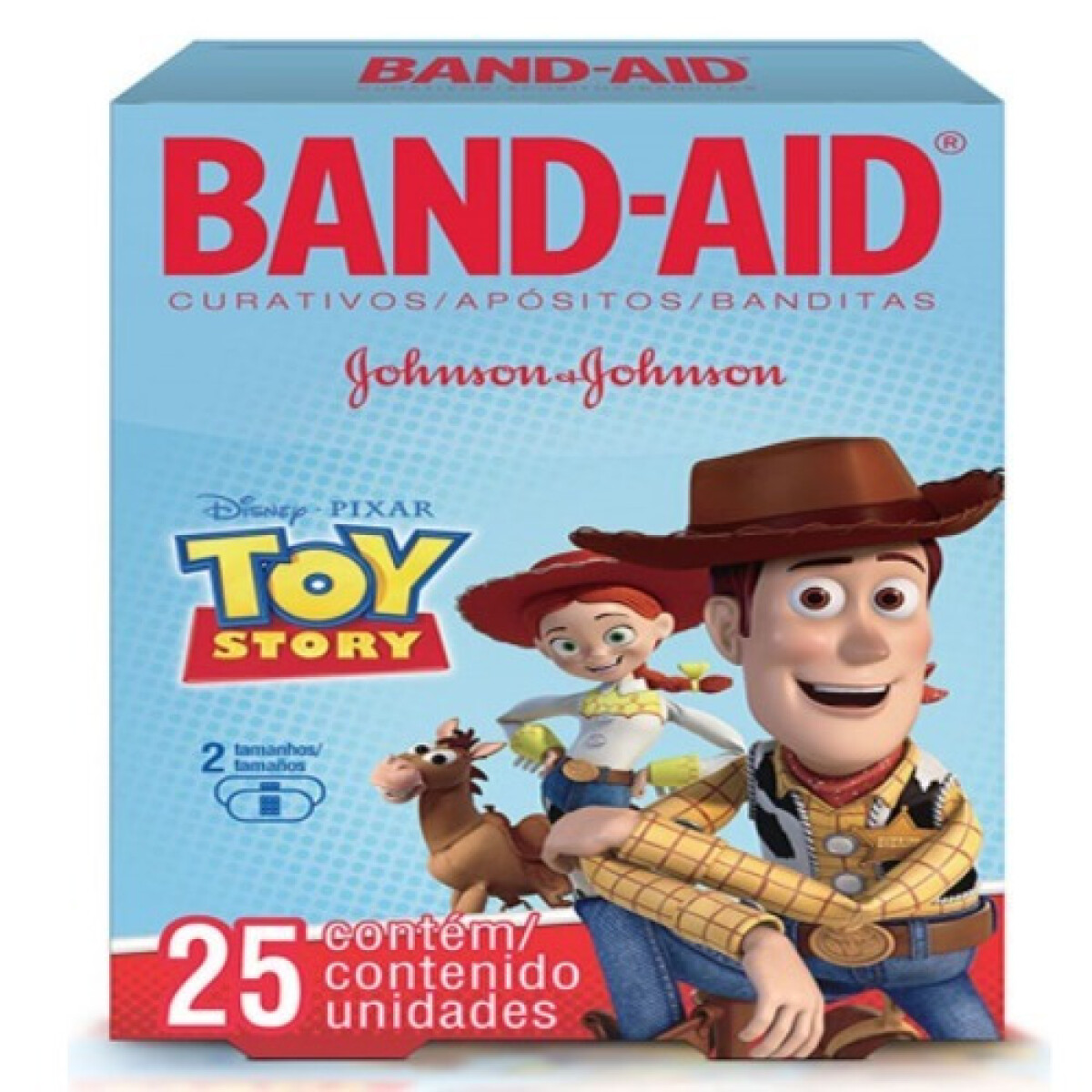Curitas Band Aid Toy Story Infantiles x25 – Protección Infantil y Divertida