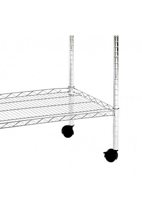 Estantería Metálica Cromada 1.80 X 1.20 X 0.45 M Estantería Metálica Cromada 1.80 X 1.20 X 0.45 M