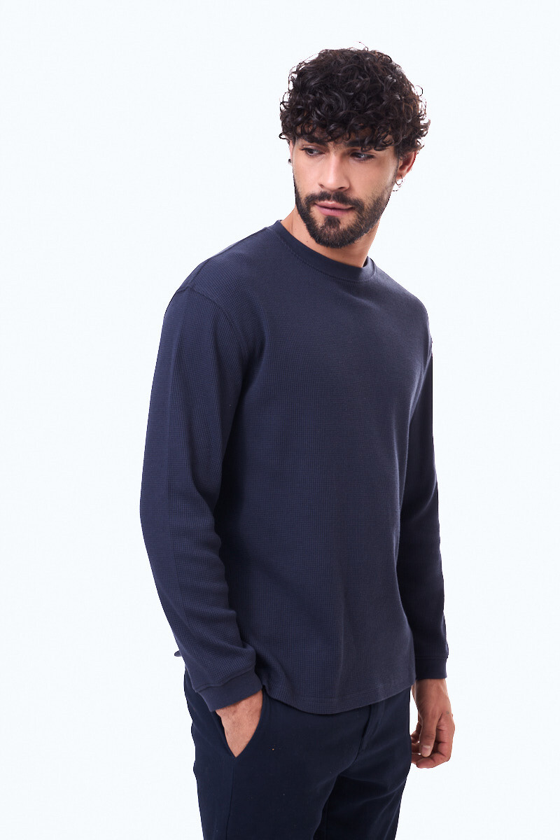 Remera manga larga Ibiza Azul