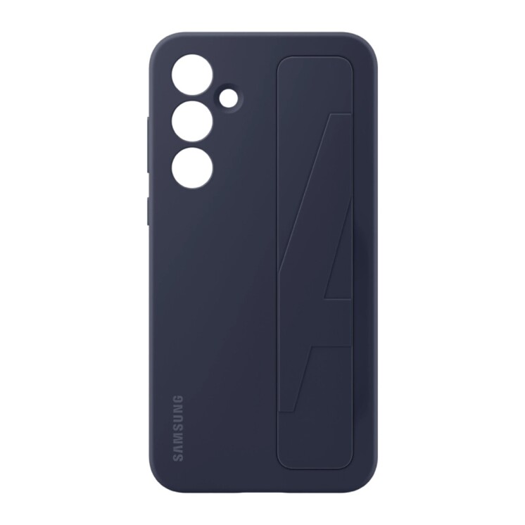 Funda Samsung Standing Grip Case con Correa y Soporte para Galaxy A55 5G Black