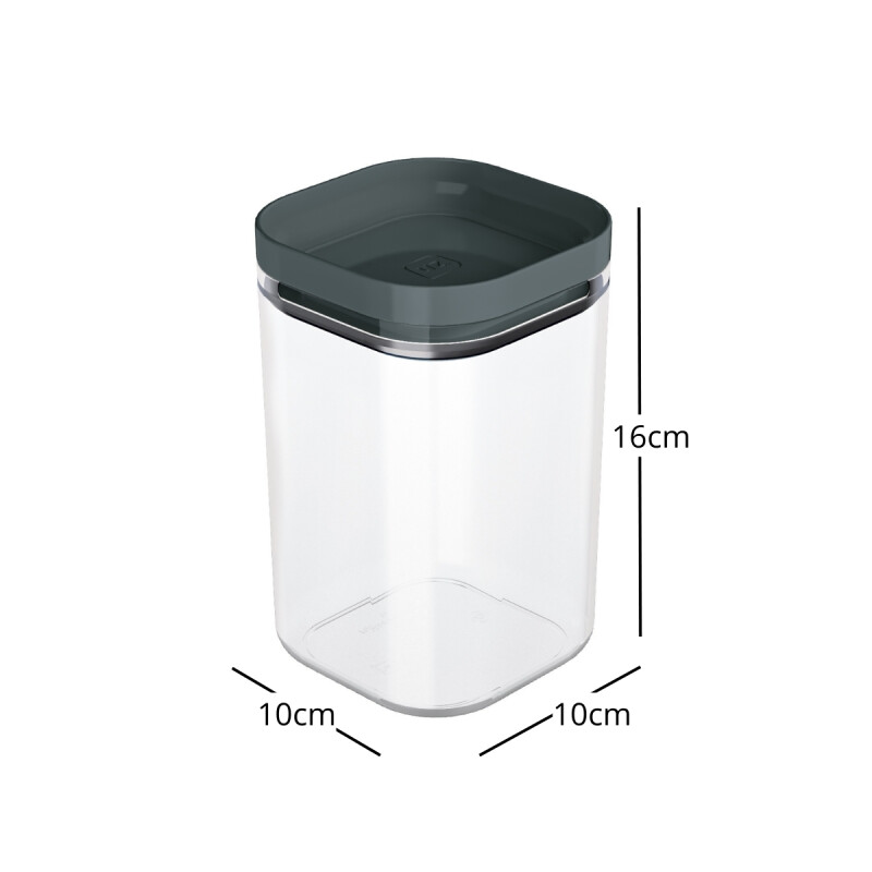 Pote hermético 1L TRANSPARENTE