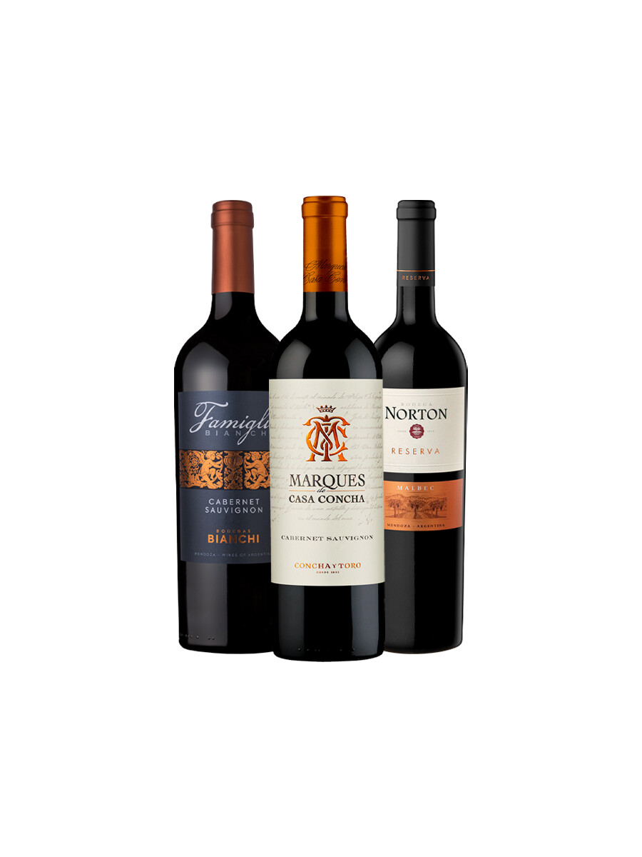 Pack Bacán Selección Los más elegidos por su calidad y crianza x3 vinos Pack Bacán Selección Los más elegidos por su calidad y crianza x3 vinos