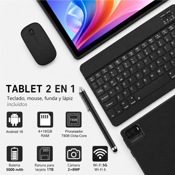 Tablet Cp31m 20gb (4+16)ram 128gb NEGRO