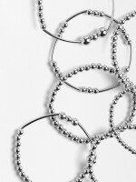 Conjunto De Pulseras Elásticas plateado