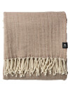 Manta throw BRUNIA 130x170 lana beige Manta throw BRUNIA 130x170 lana beige
