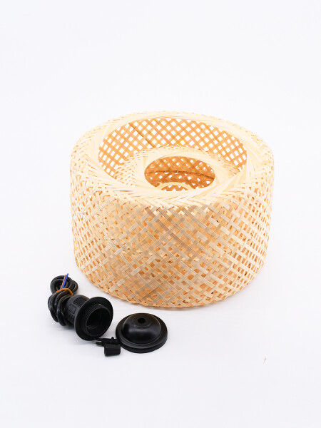 LAMPARA COLGANTE JUTE BEIGE