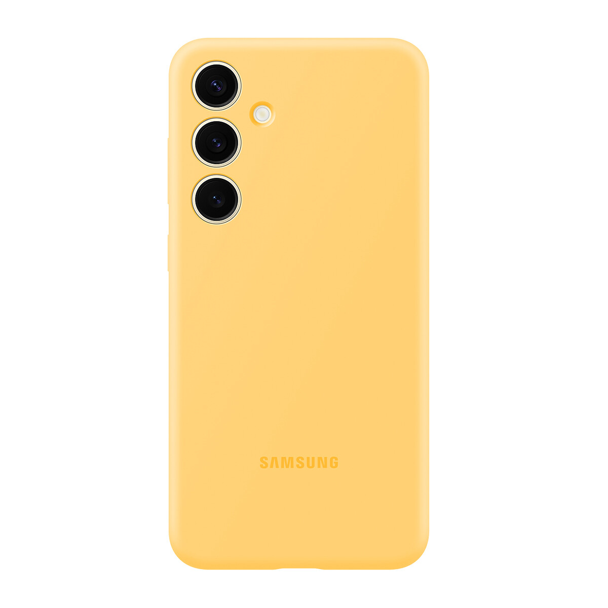 Estuche Samsung Galaxy S24 Plus Silicone Case - SAMSUNG S24 PLUS SILICONE CASE AMARILLO 