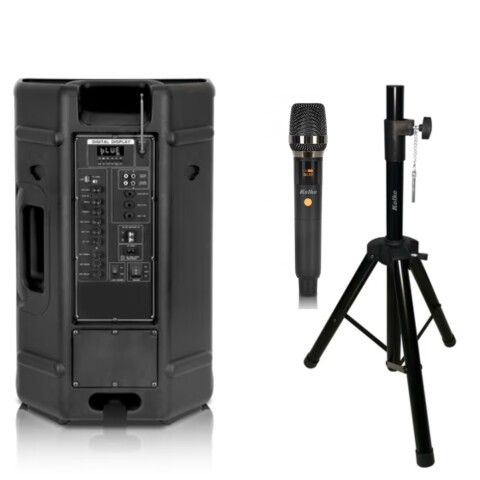 Parlante Kolke Fest Pro X15 KPB-667 Bluetooth 15" 500W Karaoke con Micrófonos Parlante Kolke Fest Pro X15 KPB-667 Bluetooth 15" 500W Karaoke con Micrófonos
