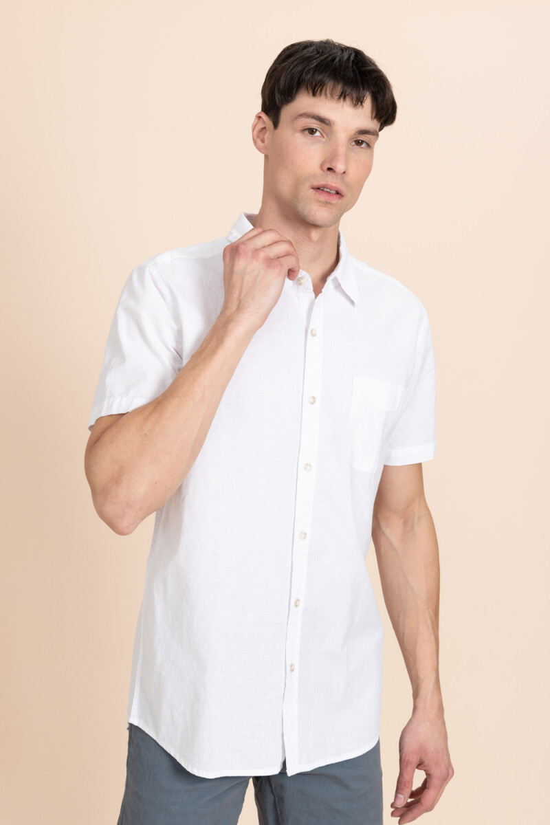 Camisa manga corta Blanco