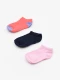 MEDIAS NIÑO PACK 3 PCS CORAL
