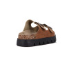 Sandalias Mujer Darkness Plataforma Y Hebillas Marron